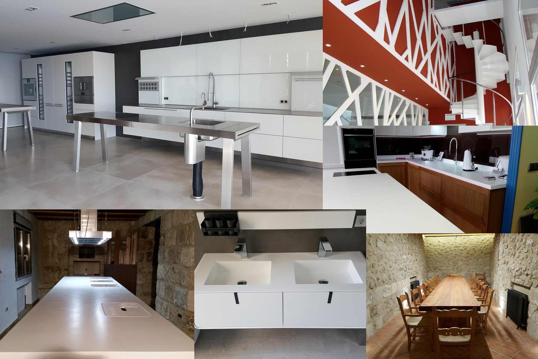 Trabajos seleccionados de cocinas, baños y carpintería CARPINS